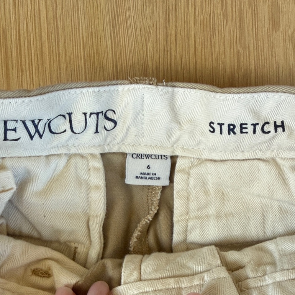 3-Pack Boys' Casual Chino Pants in Beige, Navy & Light Gray - Picture 3 of 7